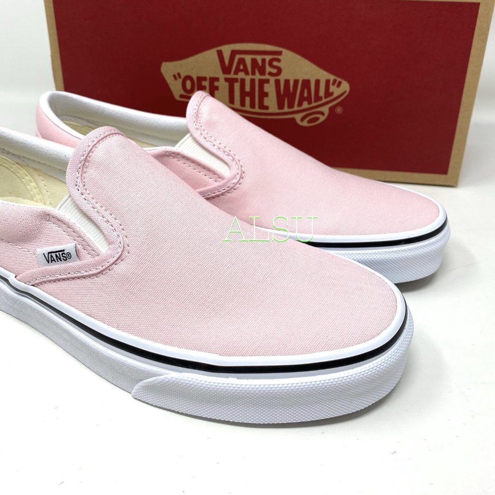 VANS Classic Slip-On Canvas Blushing Pink Women's VN0A4BV3TC3 - Picture 8 of 9